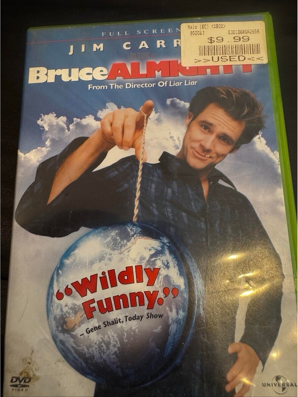 Bruce Almighty DVD Full Screen Jim Carrey Jennifer Aniston Morgan Freeman 2003